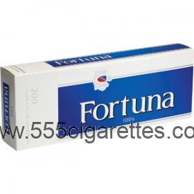 Fortuna Blue 100's cigarettes